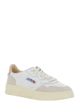 Autry Womens Sneakers Medalist Low White Leather Cow Trainers