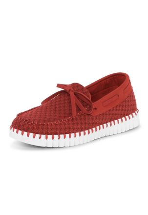 Ilse Jacobsen Womens Tulip 3074 Loafer In Red