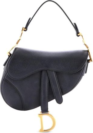Dior Saddle Handbag Leather Mini shoulder bag - Zwart