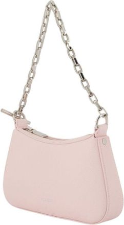 Alexander McQueen Womens T Bar Mini Shoulder Bag Pink Calfskin