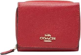 Coach Pre-owned Wallets, female, Red, Size: ONE SIZE Pre-owned Leather Wallet