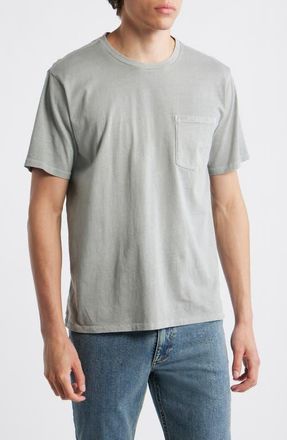 Rag & Bone Classic Fit Garment Dye Pocket T-Shirt in Misty Grey at Nordstrom, Size Xx-Large