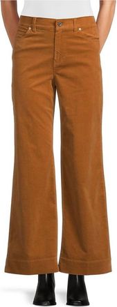 Tyler B&ouml;e Womens Scottie Corduroy Flare Jean In Leather Brown