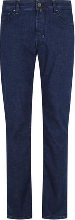 Jacob Cohen Jean Super Slim - Heren - Slim Fit Jeans - Blauw - W36 - Leer - Jeans