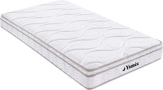 Vente-Unique Materasso singolo a molle a 3 zone memory foam 90 x 200 cm - WOLKENTANZ di YSM&Eacute;E