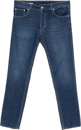 Entre Amis Slim-fit Jeans - Heren - Slim Fit Jeans - Blauw - W33 - Leer - Jeans