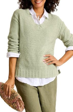 Tommy Bahama Malibu Chenille Sweater in Hushed Pine at Nordstrom, Size X-Large