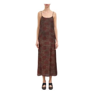 Uma Wang Midi Dresses, female, Multicolor, Size: S Anaya Dress