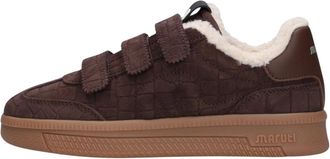 Maruti Yana Suede Lage Sneakers - Dames - Sneakers - Bruin - 36 EU - Su&egrave;de - Schoenen