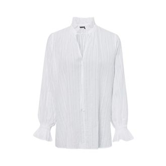 Marc Aurel Dames, Blouses & Shirts, Wit, Maat: XS