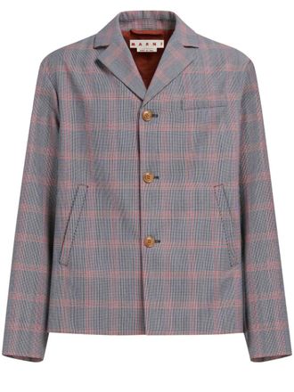 Marni Blazer monopetto a quadri - Grigio