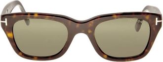 Tom Ford Snowdon Green Square Mens Sunglasses FT0237 52N 50