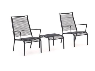 Apple Bee Hawaii lounge balkonset 3-delig stapelbaar