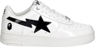 A Bathing Ape STA 2 - Heren - Sneakers - Wit - 43 EU - Leer - Schoenen