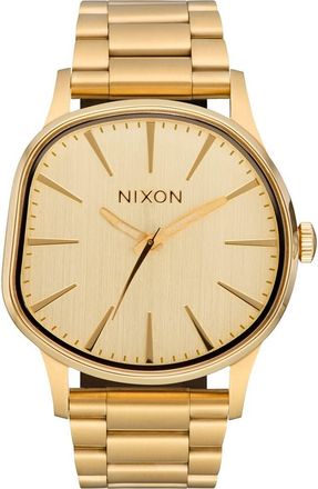Nixon Sentry Wobble Bracelet Watch, 42mm in All Gold at Nordstrom