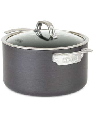Viking Hard Anodized Nonstick 6-Quart Dutch Oven With Glass Lid