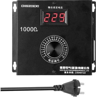 OEM Controlador De Voltaje Variable Compacto Para El Hogar De 10000 W, Regulador De Voltaje Ajustable Con Luz Y Temperatura De Velocidad Port&aacute;til