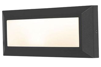 Lutec Applique Esterna Helena Nera Lutec Led 11w 3000k Ip54