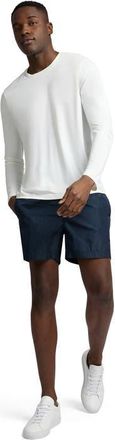 Onia Crinkle 5 Swim Trunk in Midnight at Nordstrom, Size X-Large