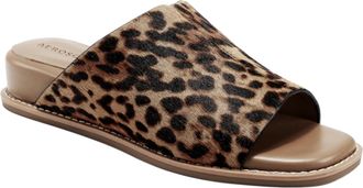 Aerosoles Yorketown Wedge Sandal Leopard Combo YORKETOWN-978 Womens