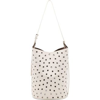 Proenza Schouler Brant Grommet Leather Bucket Bag in Ecru at Nordstrom
