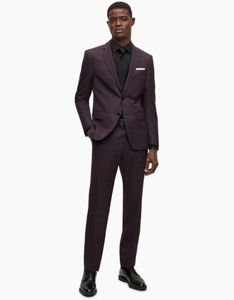 HUGO BOSS Mens Long Sleeve Shirt - Black - Size: 15.5 inch