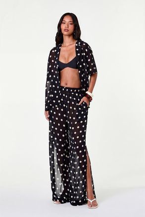 Nicholas Sonora Shirt in Black/ivory Polka Dot at Nordstrom, Size X-Large