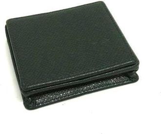 Louis Vuitton Episea Green Taiga Leather Coin Purse/Coin Case (Pre-Owned)