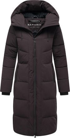 Navahoo dames wintermantel SCHOKOKUSS - elegant, warm & functioneel