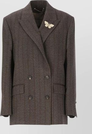 Golden Goose womens double-breasted wool blazer