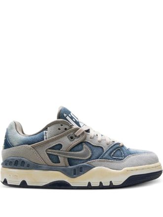 Nike Jordan Air Force 3 Low SP sneakers - men - Calf Suede/Fabric/Fabric/Rubber - 8.5 - Blue