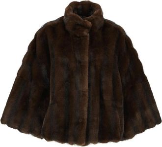 S.W.O.R.D 6.6.44 Eko Faux-Fur Jas - Dames - Jassen - Bruin - XS - Polyester - Jassen