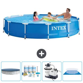 Intex Piscina Con Estructura Redonda - 366x76 Cm - 5-piezas Scb59