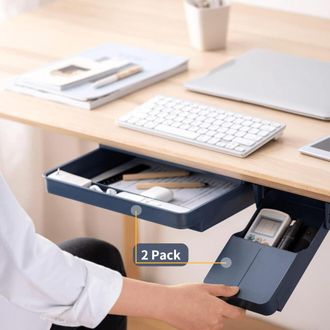 OEM Este Organizador De Portal&aacute;pices Para Debajo Del Escritorio Tiene Una Parte Posterior Adhesiva Y Es Adecuado Para Oficinas, Residencias Estudiantiles,