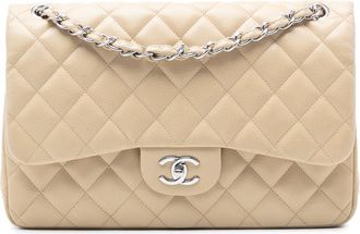 Chanel Tweedekans Jumbo Classic Kaviaar Dubbele Flap