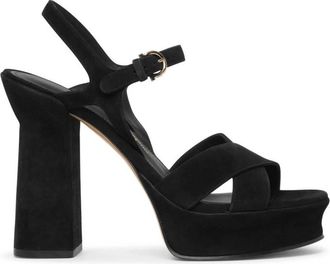 Ferragamo Ferragamo Sonya Suede Platform Sandals
