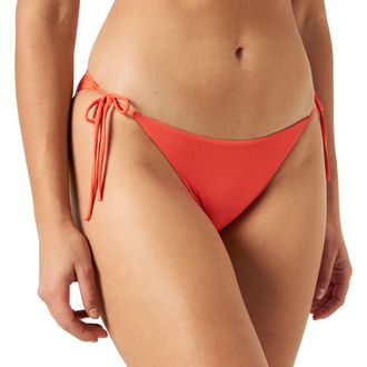 Haute Pression Haute pression Womens T3001 Co6 Bikini Bottoms, Orange Coral, 8