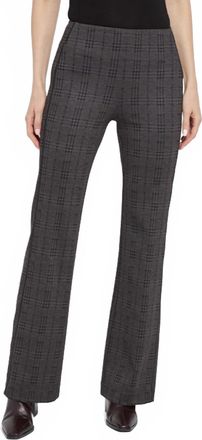 Lyss&eacute; Patterned High Waist Ponte Trouser In Americano Plaid