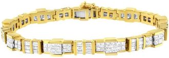 House of Brilliance Haus Of Brilliance 14K 8.33 Ct. Tw. Diamond Link Bracelet