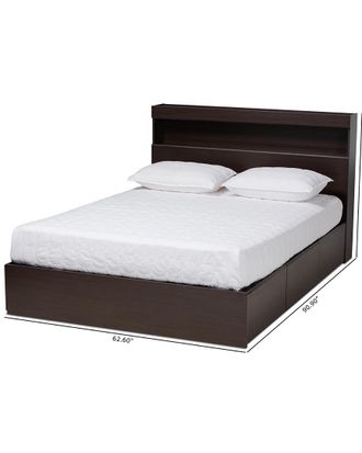 Baxton Studio Blaine 6-Drawer Platform Storage Bed