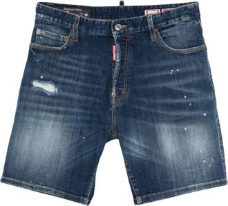 Dsquared2 Blue Cotton Shorts