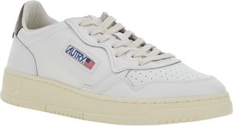 Autry Mens Sneakers Medalist Low White Leather Trainers