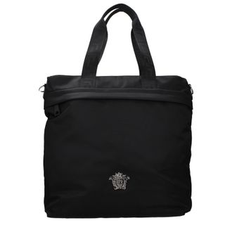 Versace Herrens Umh&auml;ngetaschen aus schwarzem Nylon