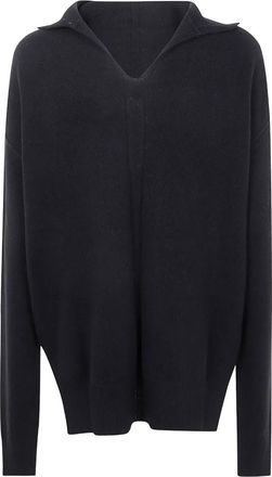 Rick Owens Maglione con colletto - Nero