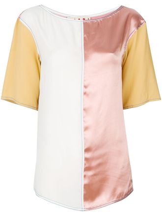 Marni Blusa color-block - Rosa
