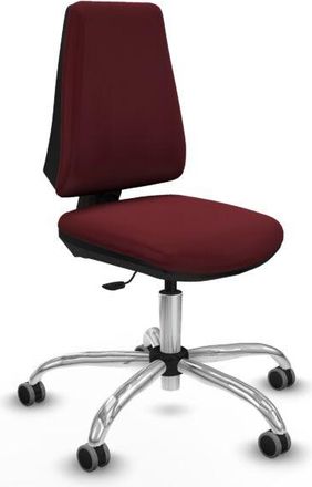 Piqueras y Crespo Piqueras Y Crespo - Elche Cp Similpiel Granate Base Cromada Ruedas Engomadas 65mm