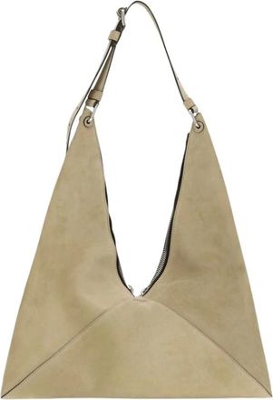 Moschino Borsa a Spalla Geometrica - - Bags - Donna - Beige - ONE SIZE