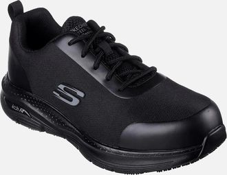 Skechers Mens Skechers Mens Steel Toe Cap Safety Shoes - Black - Size: 11