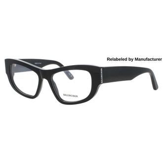 Balenciaga Ladies Black Rectangular Eyeglass Frames BB0303O00153R