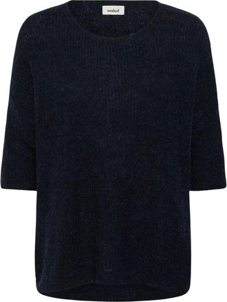 Soaked In Luxury SLTuesday Jumper - Dames - Truien - Blauw - Maat: XL Wol